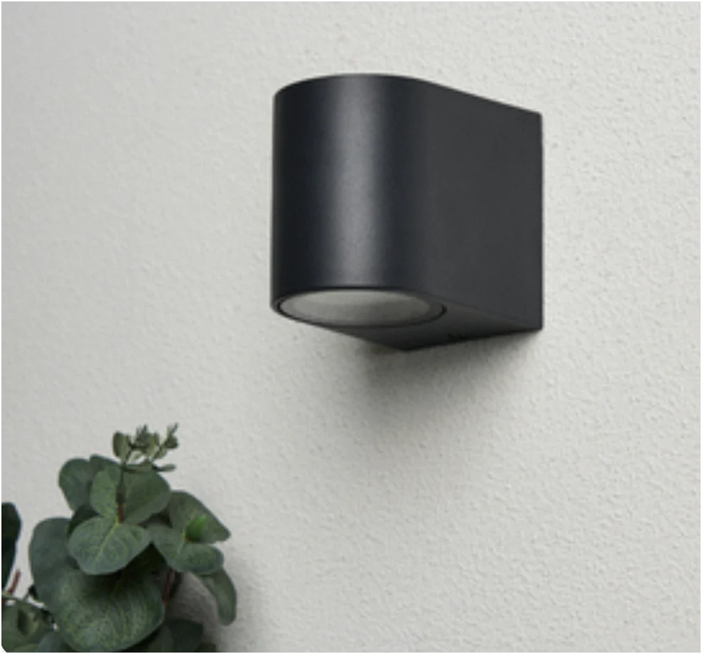 Iona 1/2Lt Up and Down Outdoor Wall Light- Black - Image 8