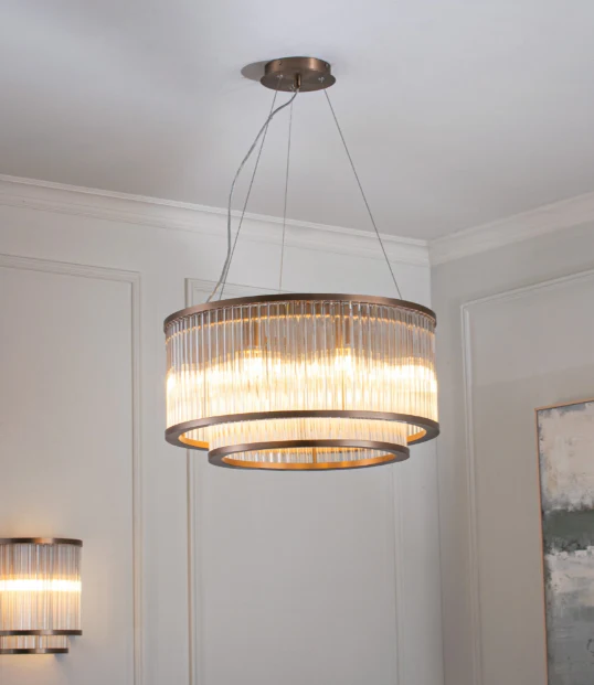 Iona Bronze Chandelier - Image 4