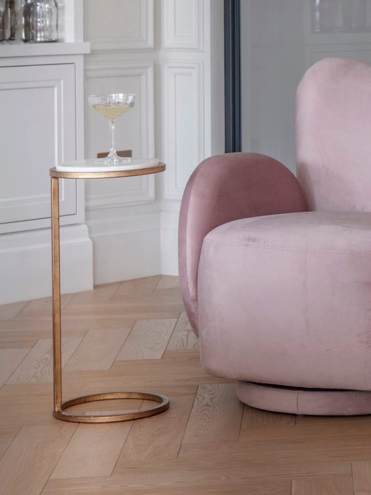 Iota Accent Table - Various Marble Finishes - Image 12