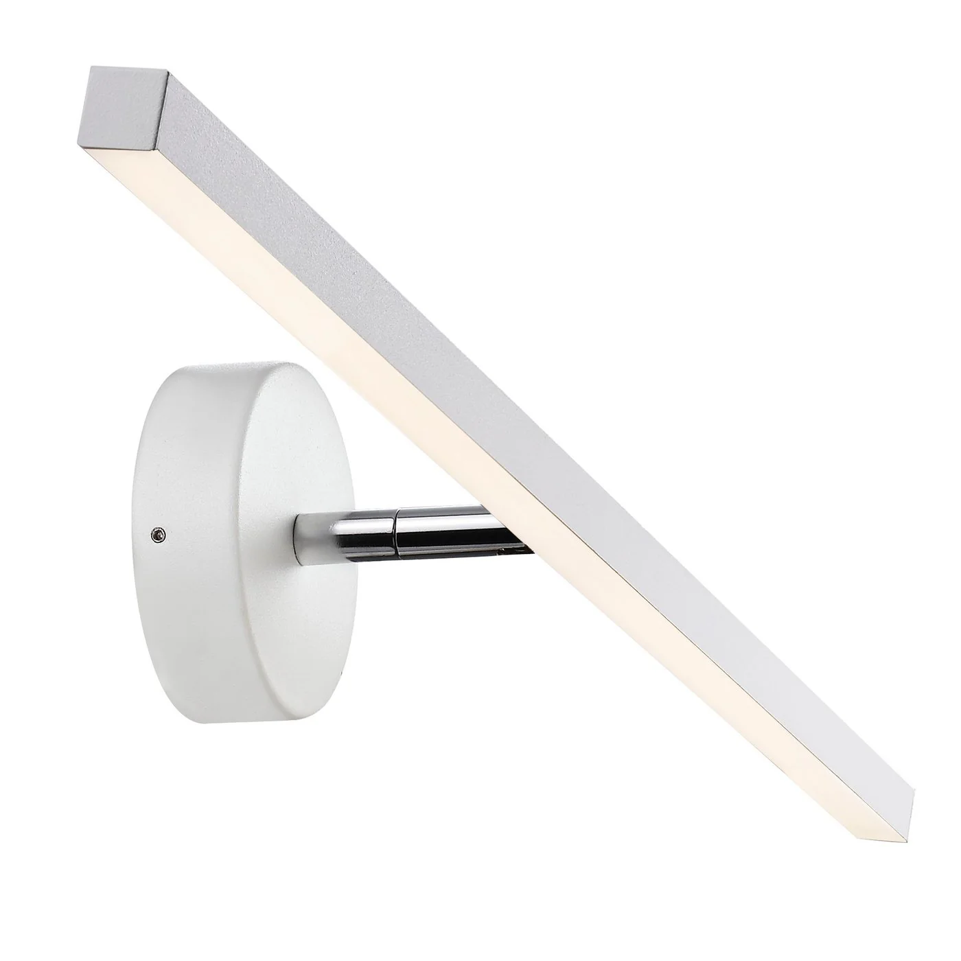 Ip S13 40/60 Wall light- Brushed steel/ White Finishes - Image 5