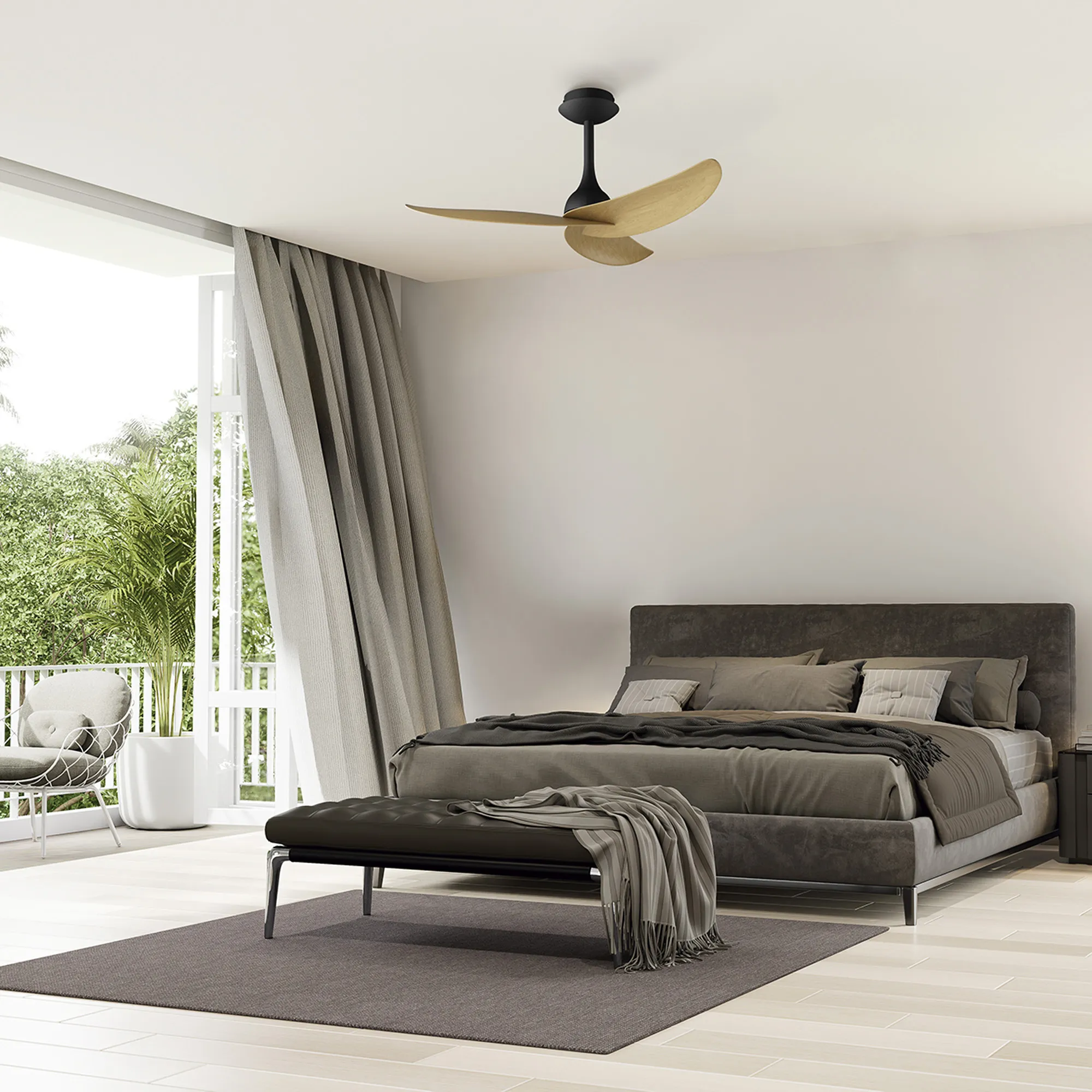 Ipanema LED Light Fan w/ Remote Control - Various Colours - Image 10