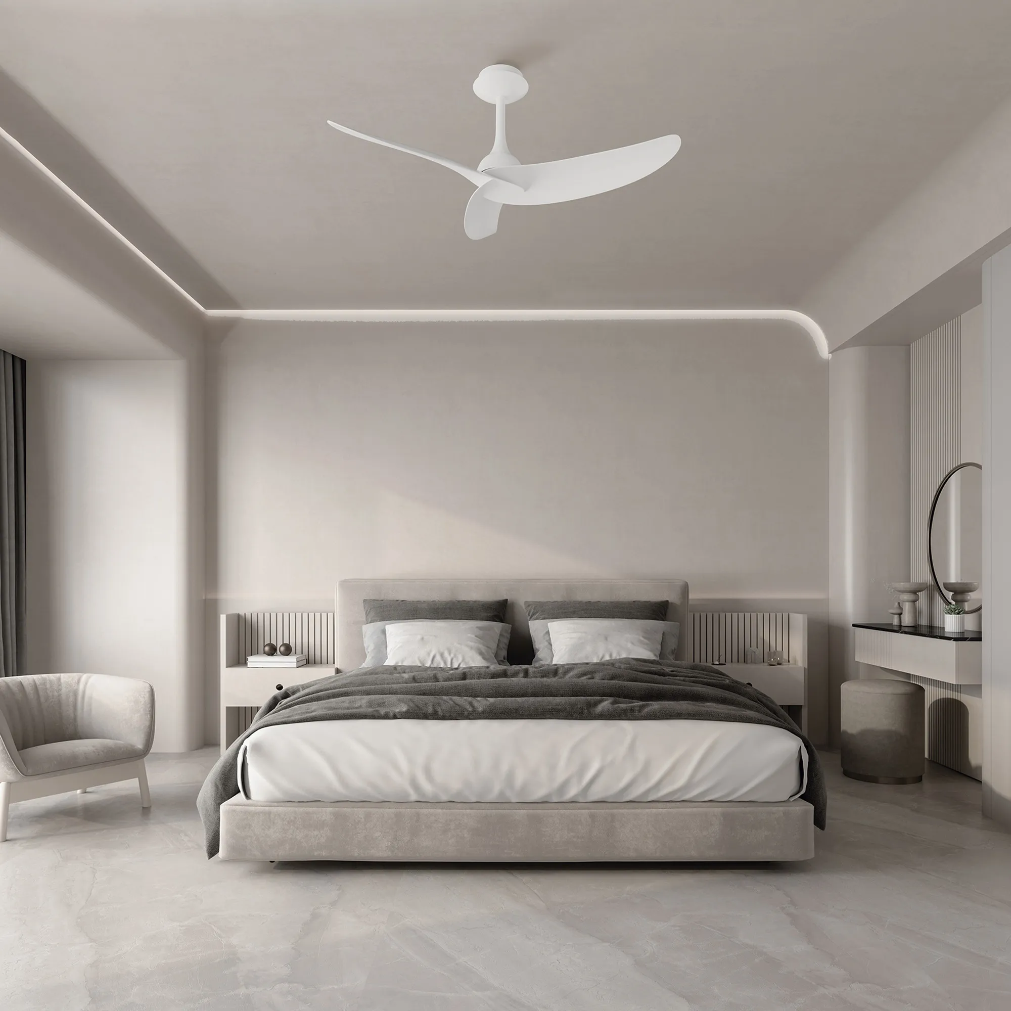 Ipanema LED Light Fan w/ Remote Control - Various Colours - Image 9