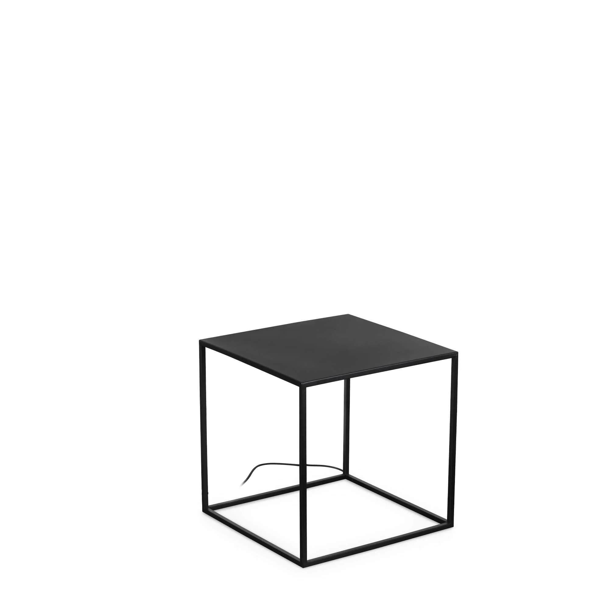 Ipotesi Floor Lamp Small/Medium - White/Black Finish - Image 2