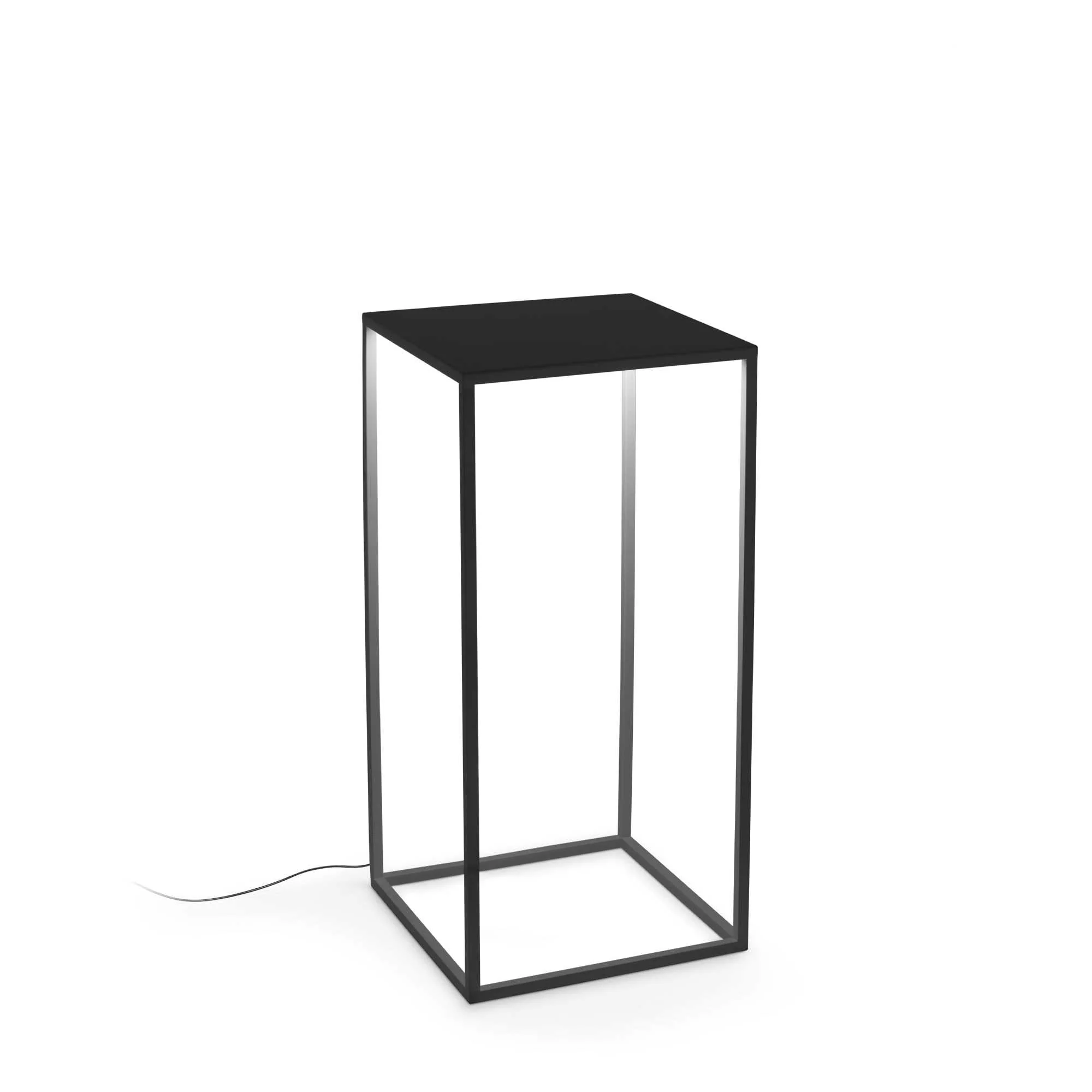 Ipotesi Floor Lamp Small/Medium - White/Black Finish - Image 4
