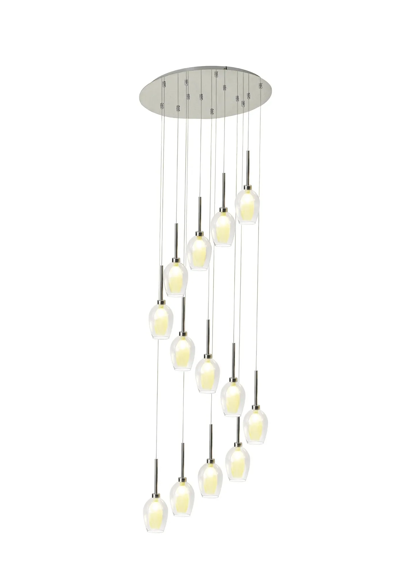 Ipswich Round Pendant 2.5m, 13 x G9 - Image 2