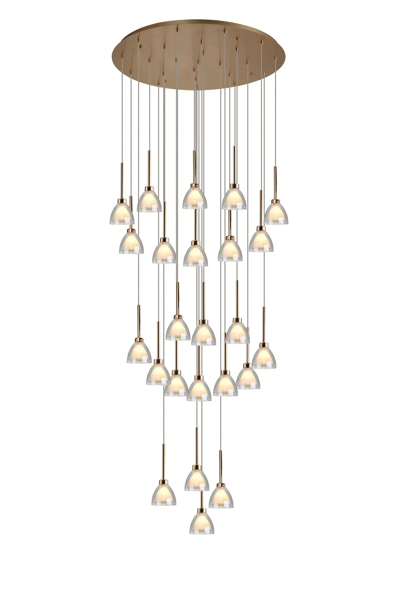 Ipswich Round Pendant With Curved Cone Glass G9 - Image 14