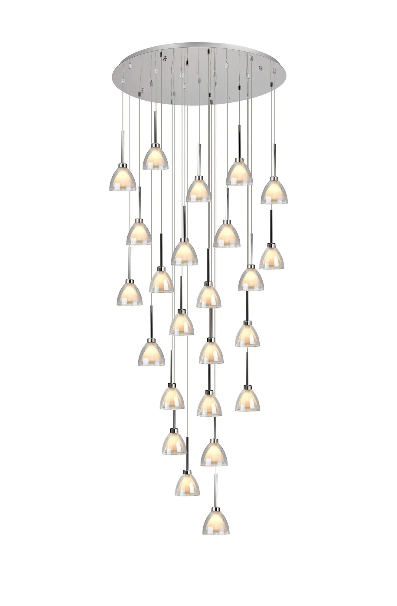 Ipswich Round Pendant With Curved Cone Glass G9 - Image 15