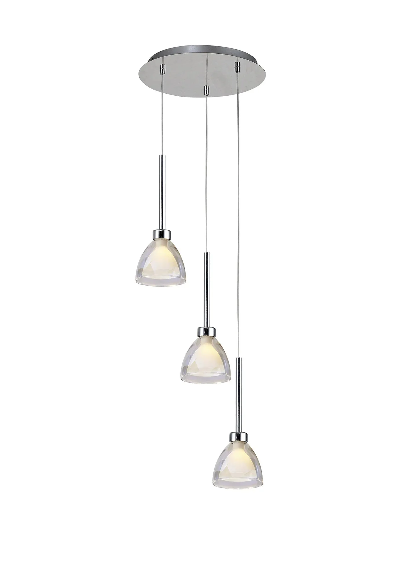 Ipswich Round Pendant With Curved Cone Glass G9 - Image 3