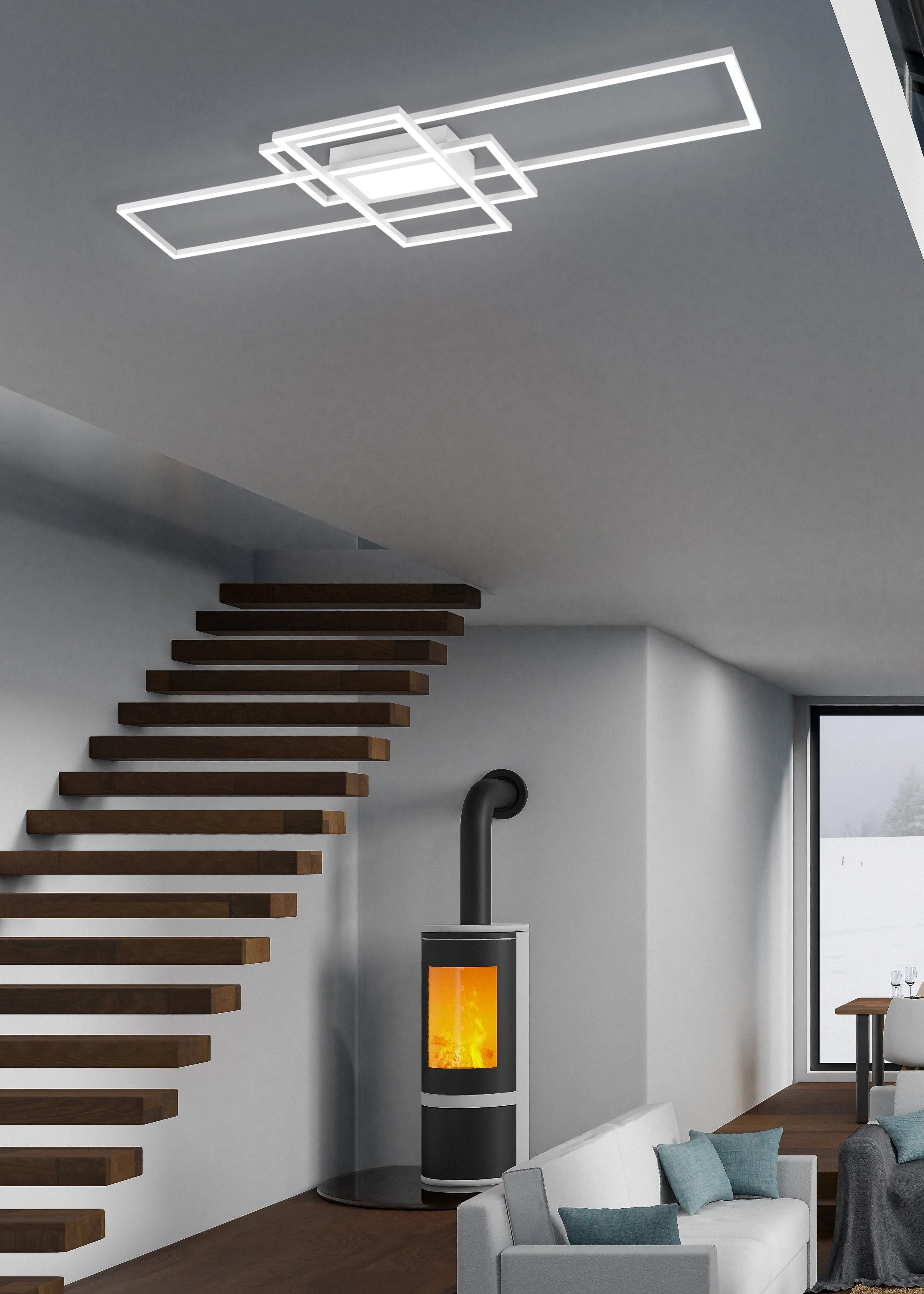 Irvine LED Flush Light - Various Finish - Image 5