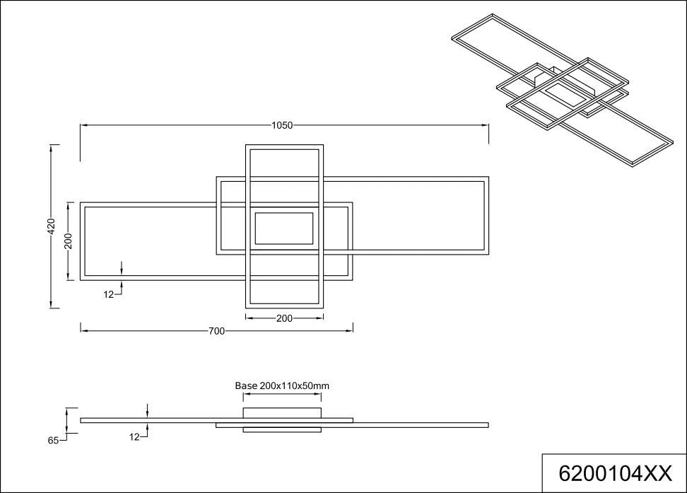 Irvine LED Flush Light - Various Finish - Image 9