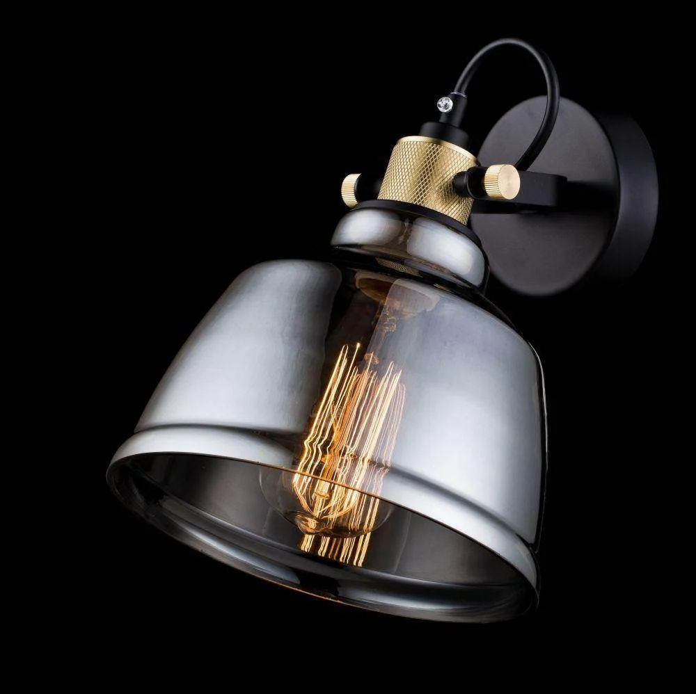 Irving Wall Lamp - Smoked/Amber - Image 3