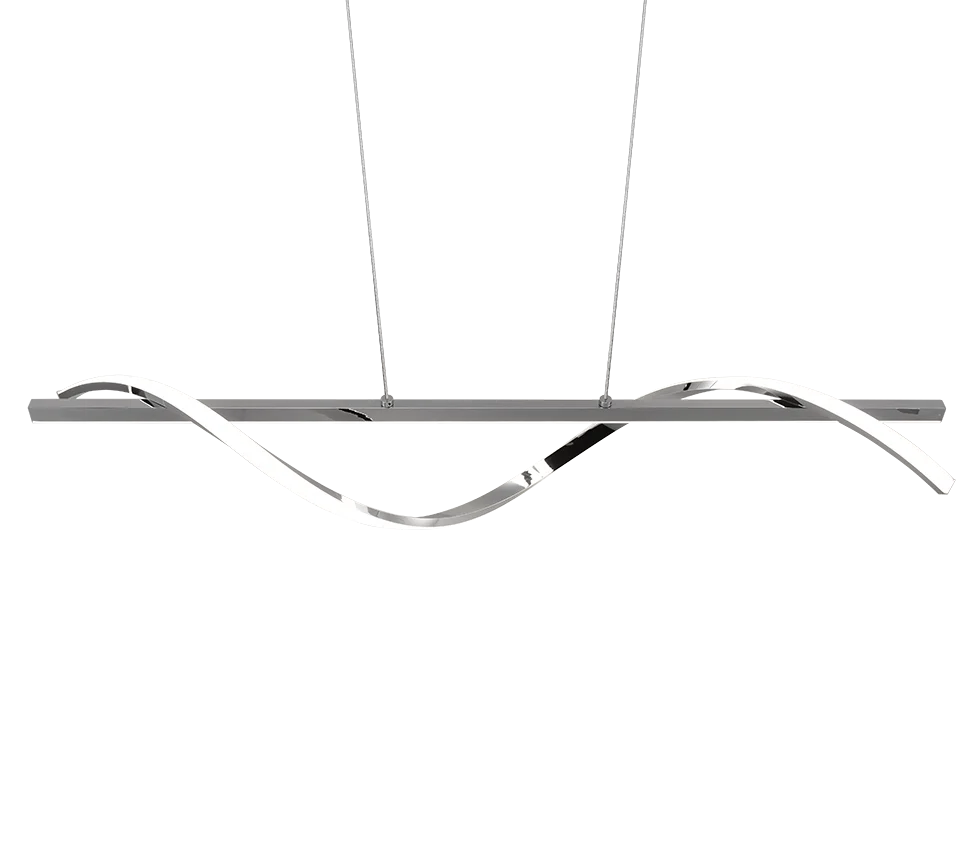 Isabel LED Linear Pendant - Chrome - Image 3