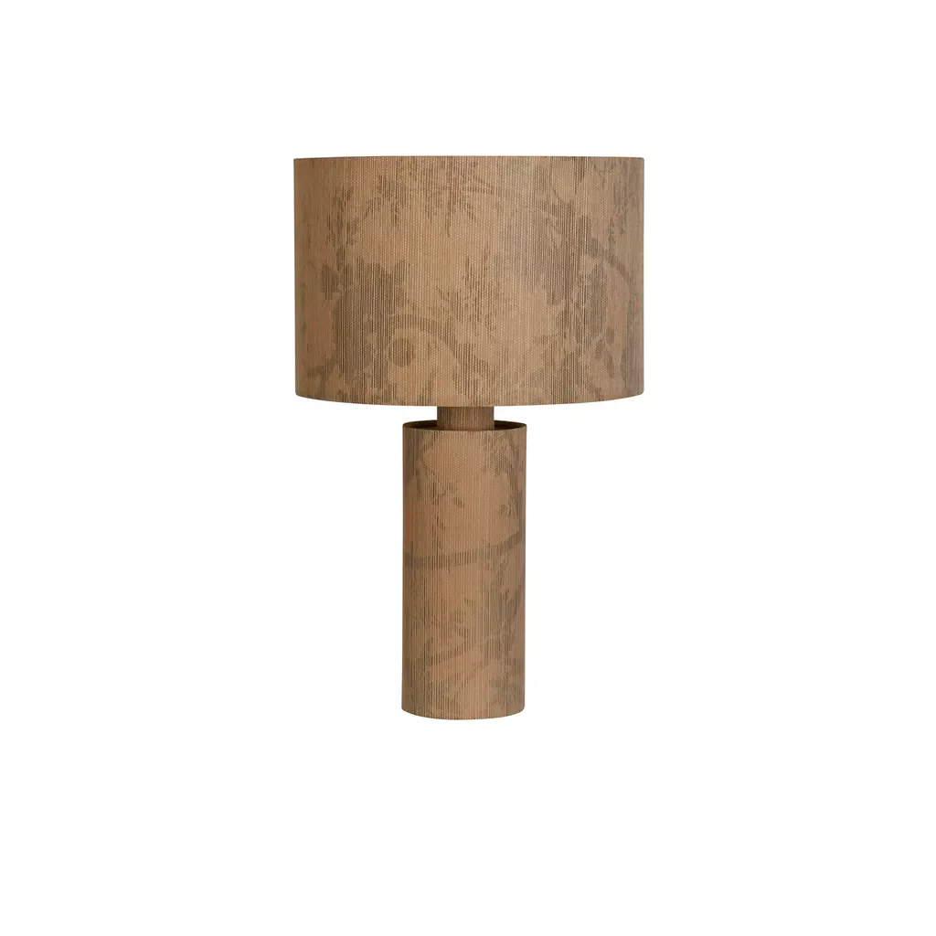 Isla 1Lt Table Lamp- Recycled Paper and Black Metal - Image 5