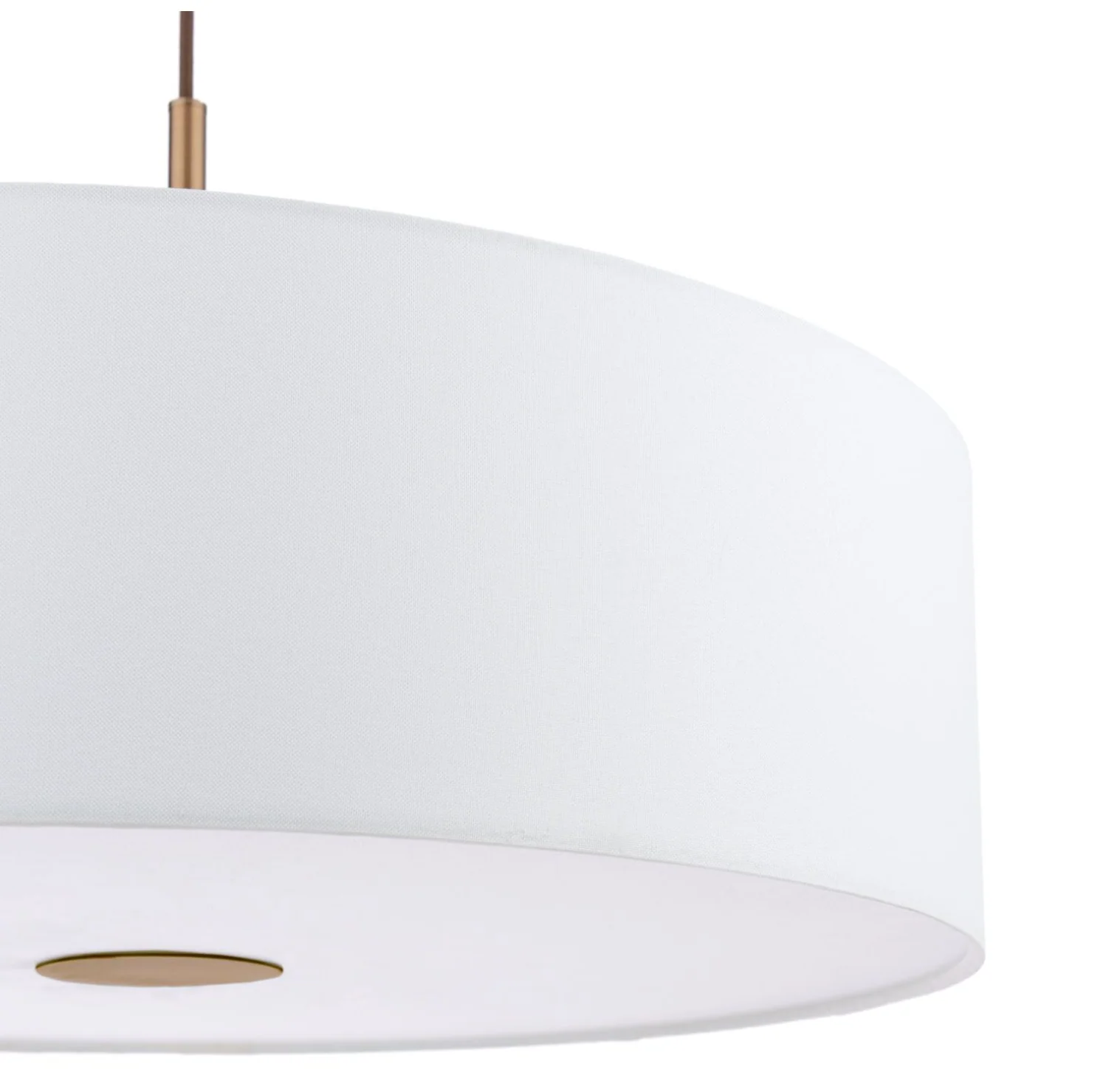 Isla 3 Light Pendant- Antique Bronze and Ivory Shade - Image 10