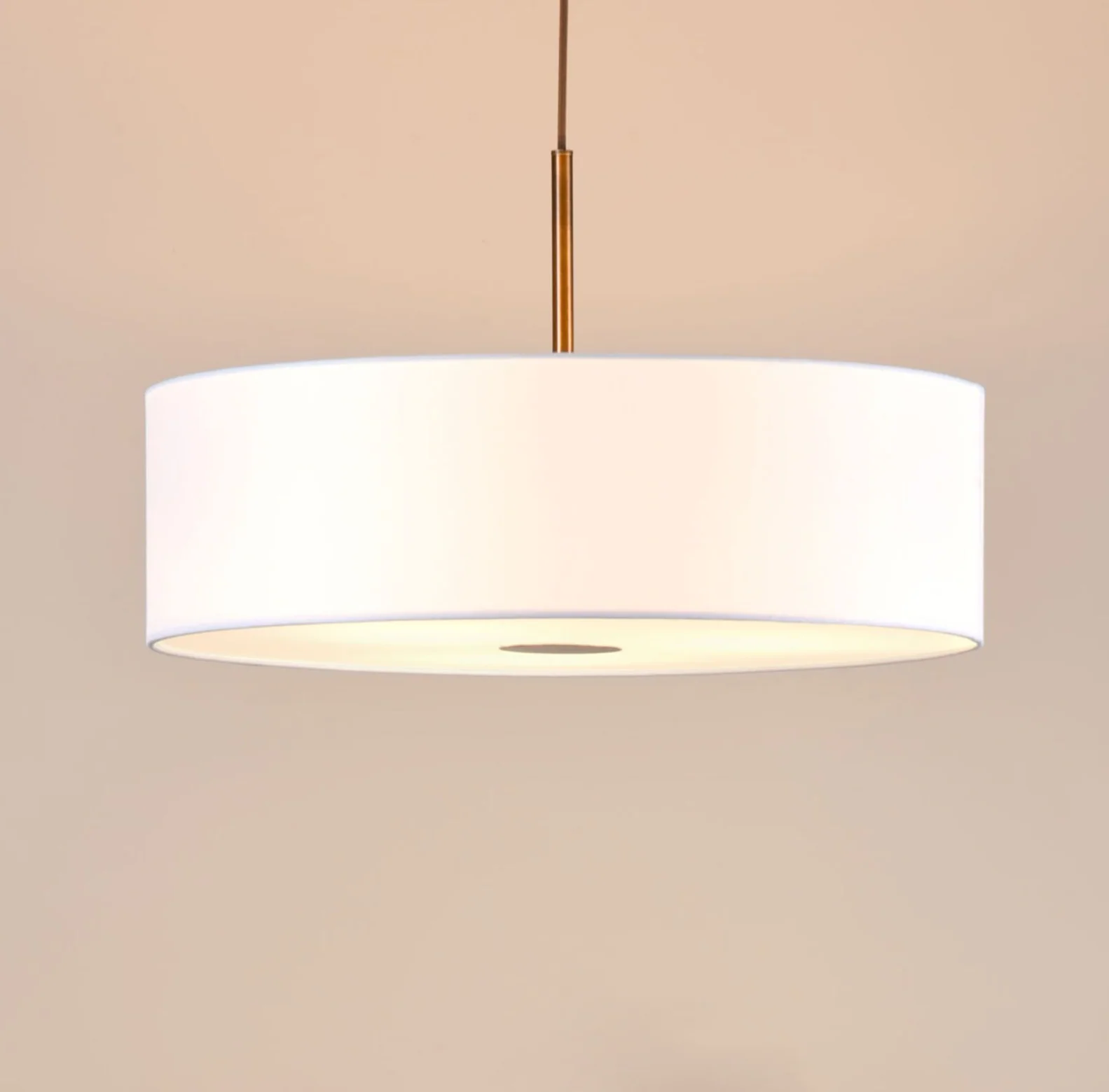 Isla 3 Light Pendant- Antique Bronze and Ivory Shade - Image 9