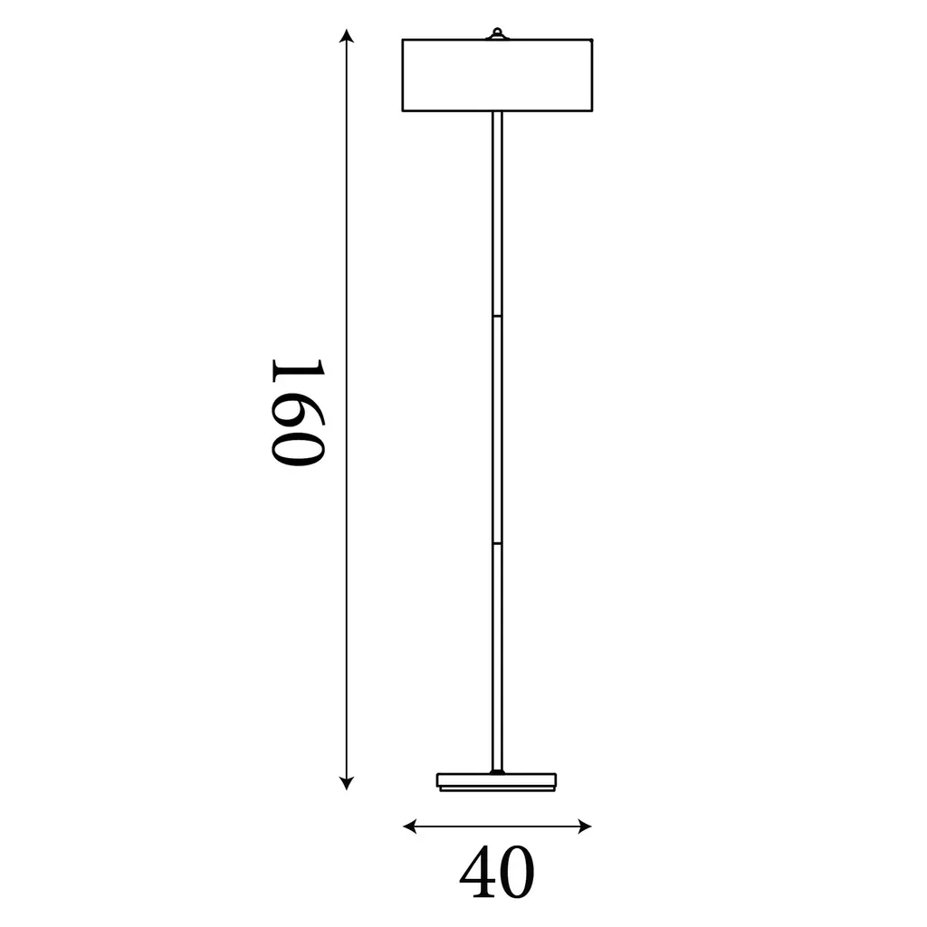 Isla 3Lt Floor Lamp- Recycled Paper Shade and Black Metal - Image 2