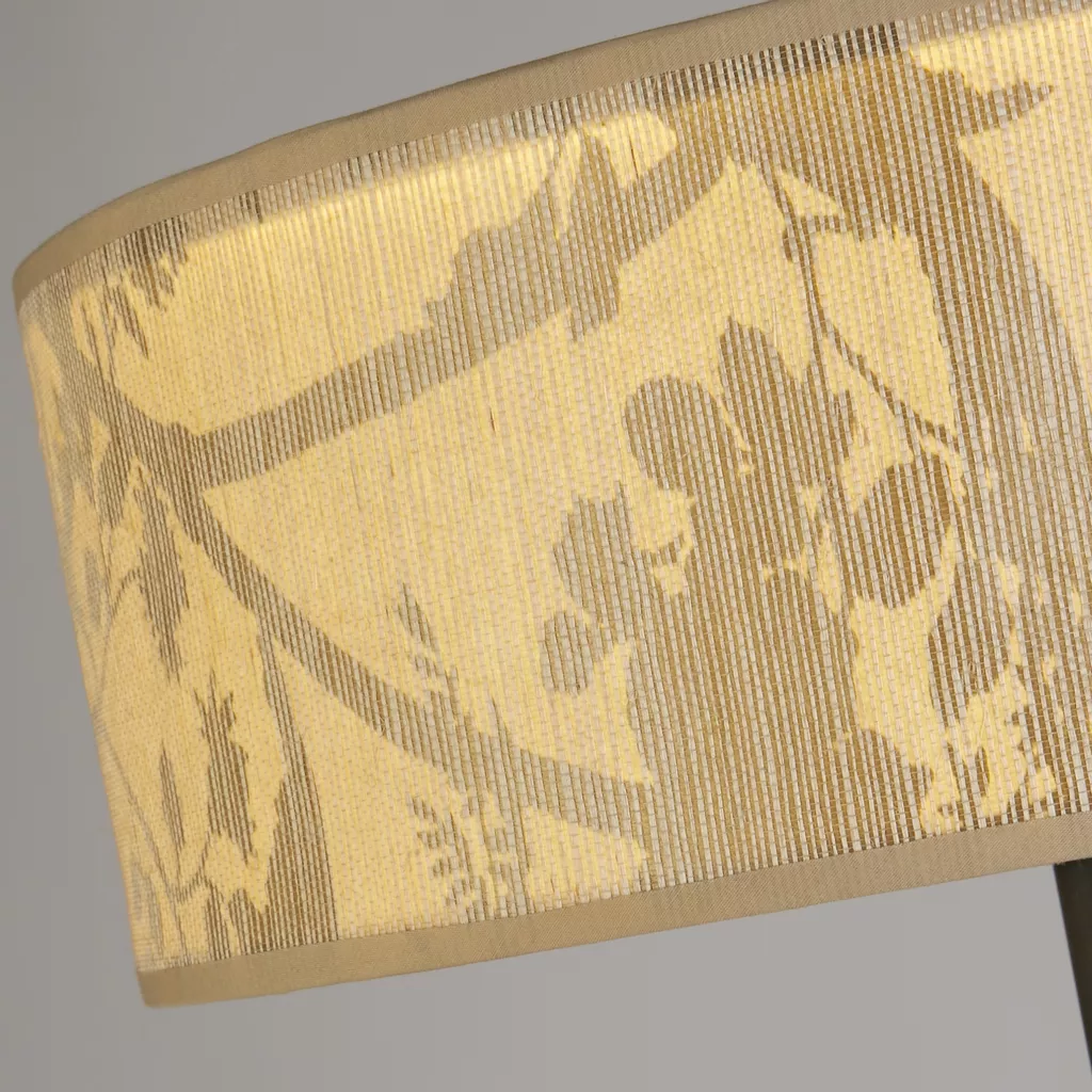 Isla 3Lt Floor Lamp- Recycled Paper Shade and Black Metal - Image 4