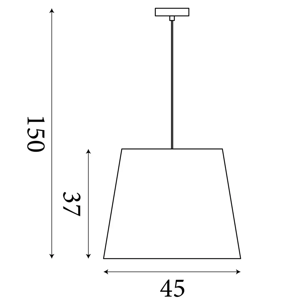 Isla 3Lt Pendant-  Recycled Paper Shade and Black Metal - Image 2