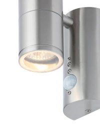 Islay 2 Light GU10 Wall Light PIR 316SST - Various Colours - Image 6