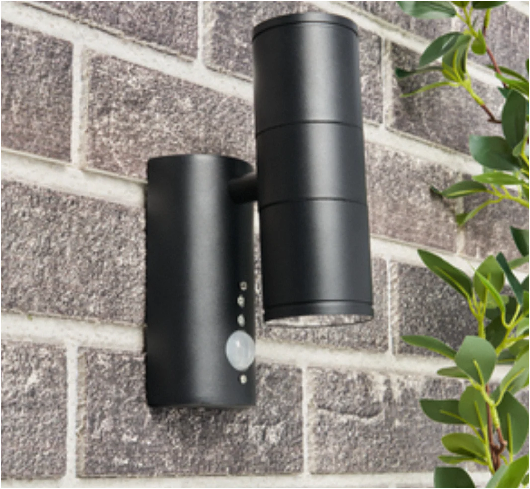 Islay Up Down Outdoor Wall Light with PIR Sensor- Various Finishes - Image 10