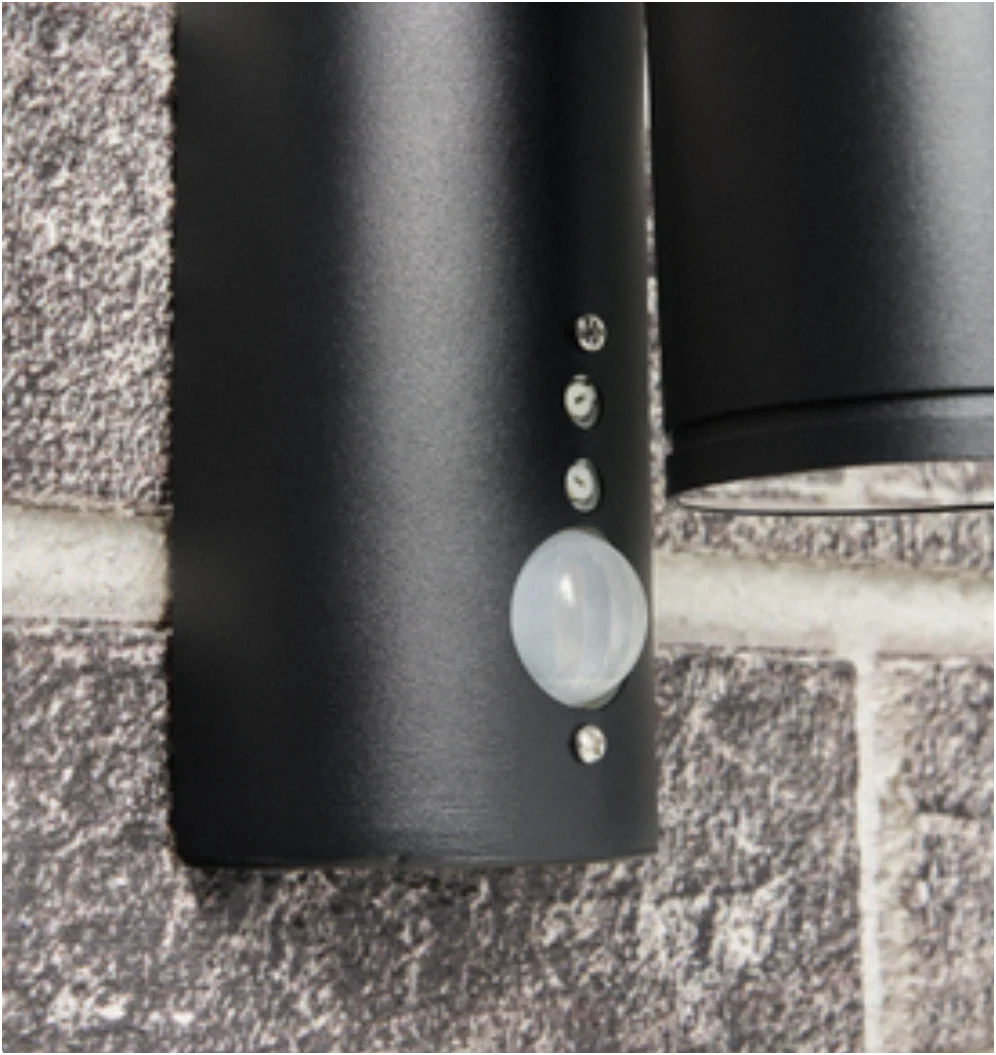Islay Up Down Outdoor Wall Light with PIR Sensor- Various Finishes - Image 11