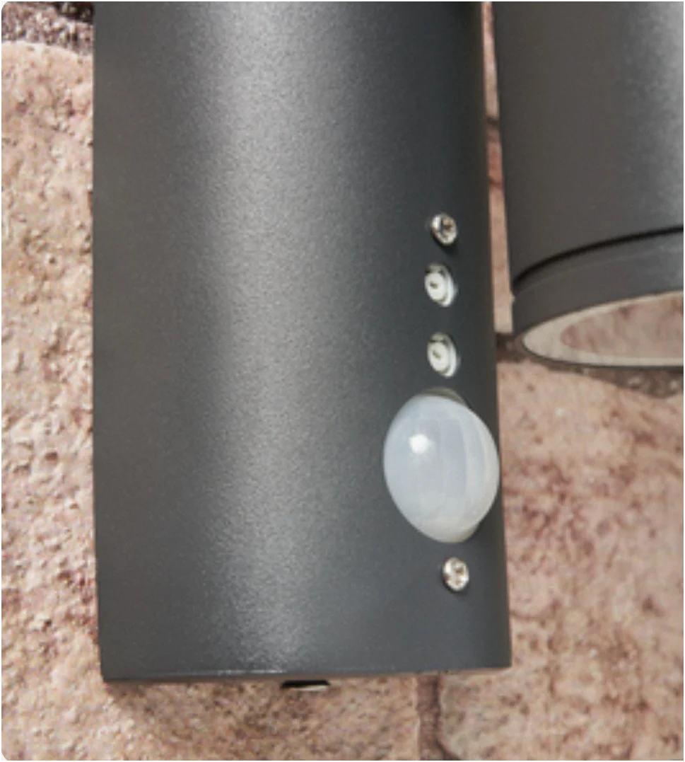 Islay Up Down Outdoor Wall Light with PIR Sensor- Various Finishes - Image 13