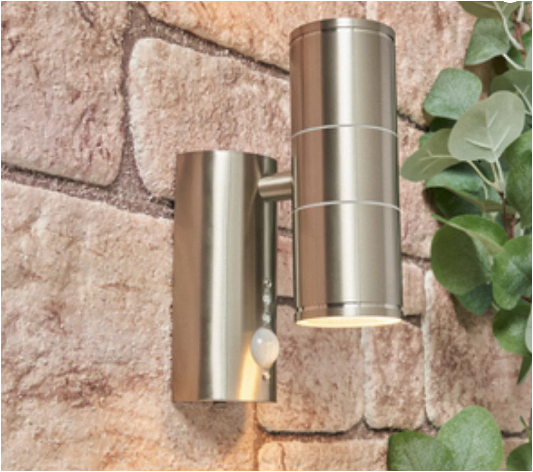 Islay Up Down Outdoor Wall Light with PIR Sensor- Various Finishes - Image 6