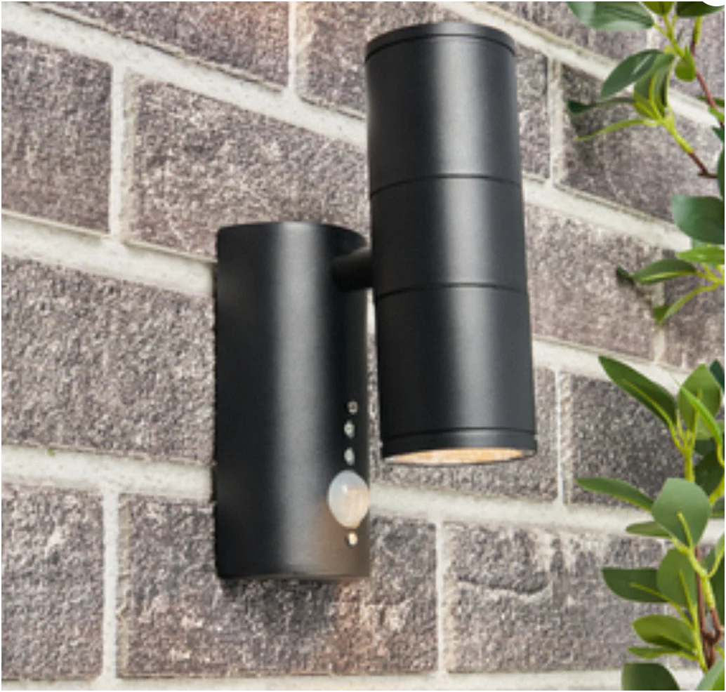 Islay Up Down Outdoor Wall Light with PIR Sensor- Various Finishes - Image 9