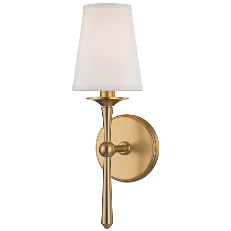 Islip 1Lt Wall Sconce - Brass/Chrome - Image 2