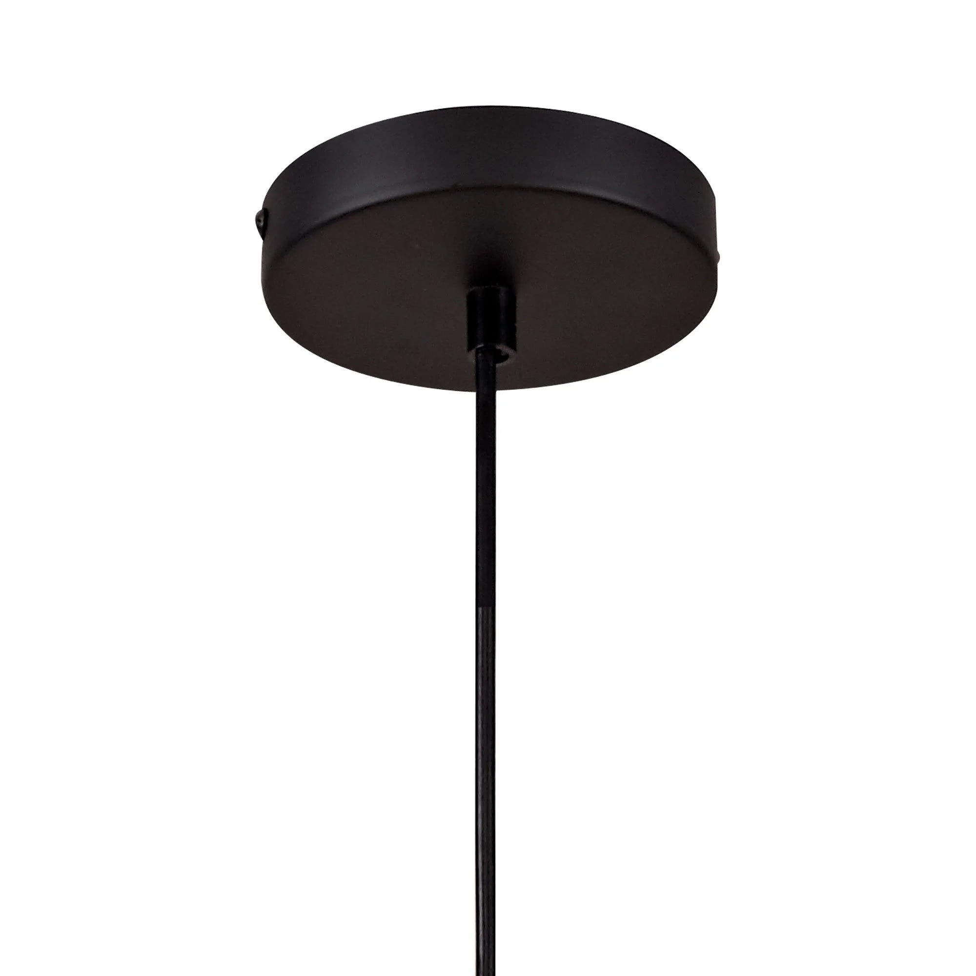 Tiffy 1 Light Uplighter Pendant E27 With 30cm Tiffany Shade, Amber/Cream/Crystal/Black - Image 5