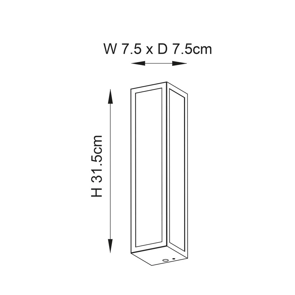 Ithaca Bathroom Wall Light IP44 - Ribbed Promotional Offer - Image 4