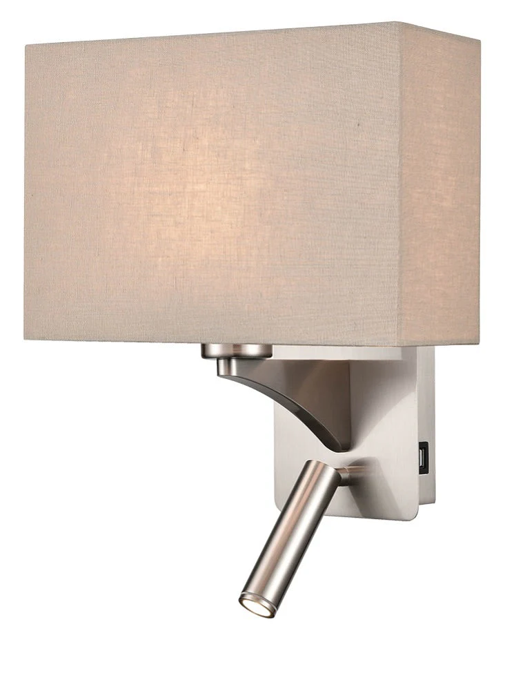 Iver USB Charger Light - Rectangular Shade - Image 3