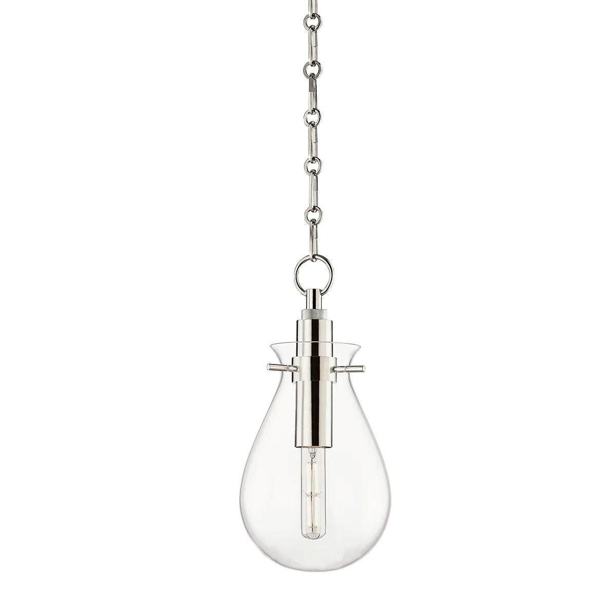 Ivy 1Lt S/M/L Pendant - Brass/Nickel - Image 3
