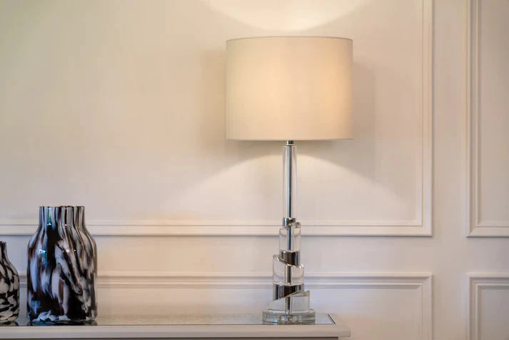 Ivy Table Lamp Chrome Finish - Image 2