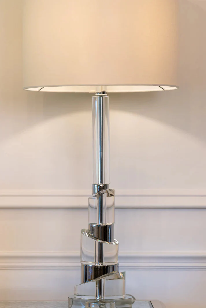 Ivy Table Lamp Chrome Finish - Image 3