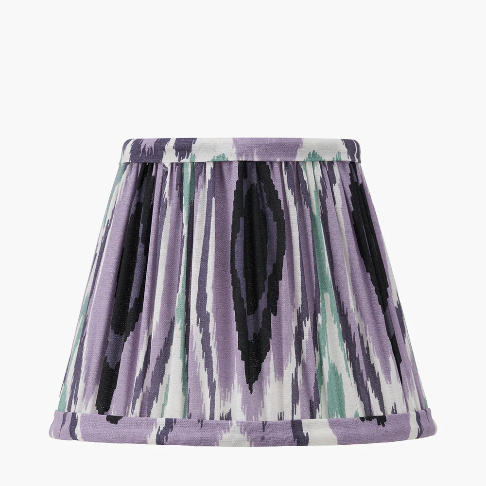Izara 16cm Ikat Patterned Lampshade - Various Colours - Image 2
