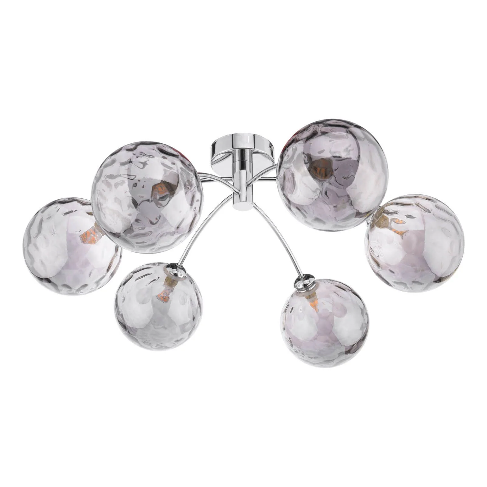 Izzy 4/6Lt Semi Flush Ceiling Light - Various Finishes - Image 12
