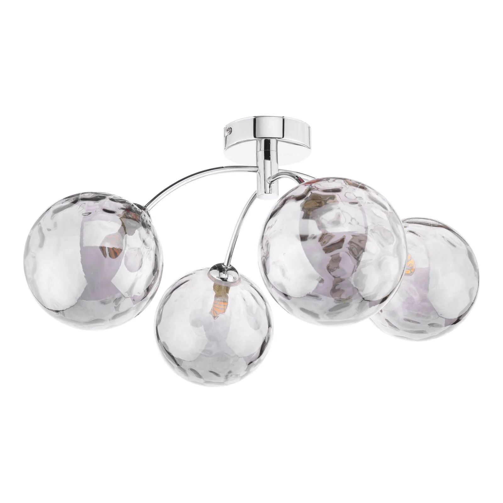 Izzy 4/6Lt Semi Flush Ceiling Light - Various Finishes - Image 5