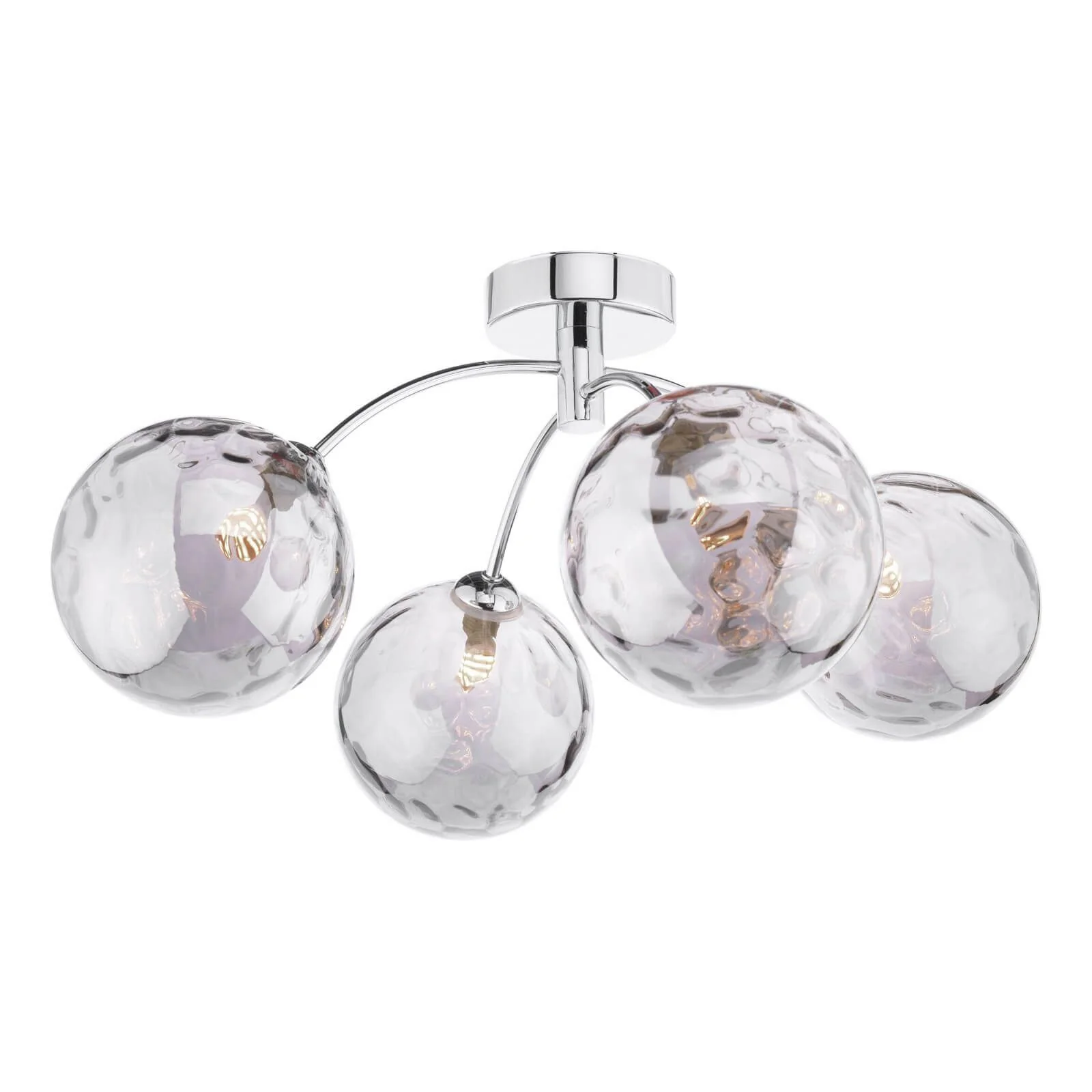 Izzy 4/6Lt Semi Flush Ceiling Light - Various Finishes - Image 6