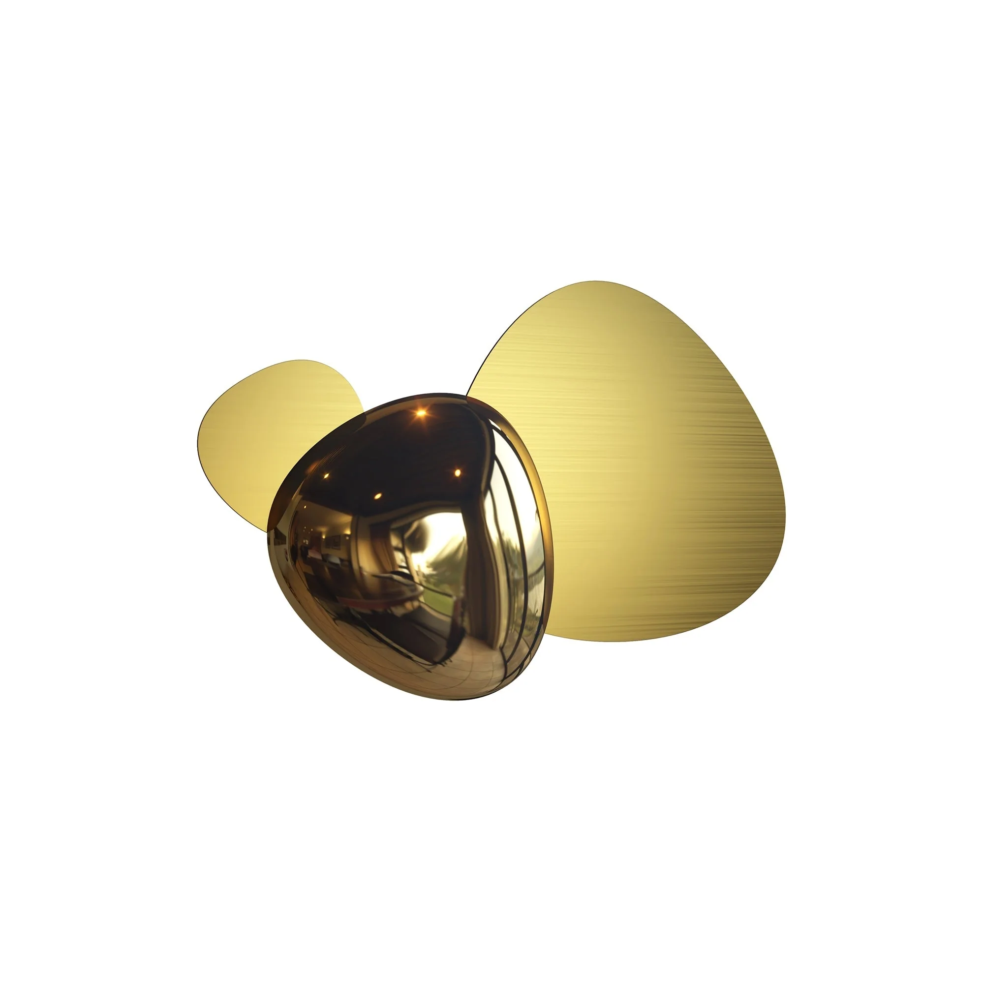 Jack-stone Wall Light Gold/Nickel - Finish - Image 4