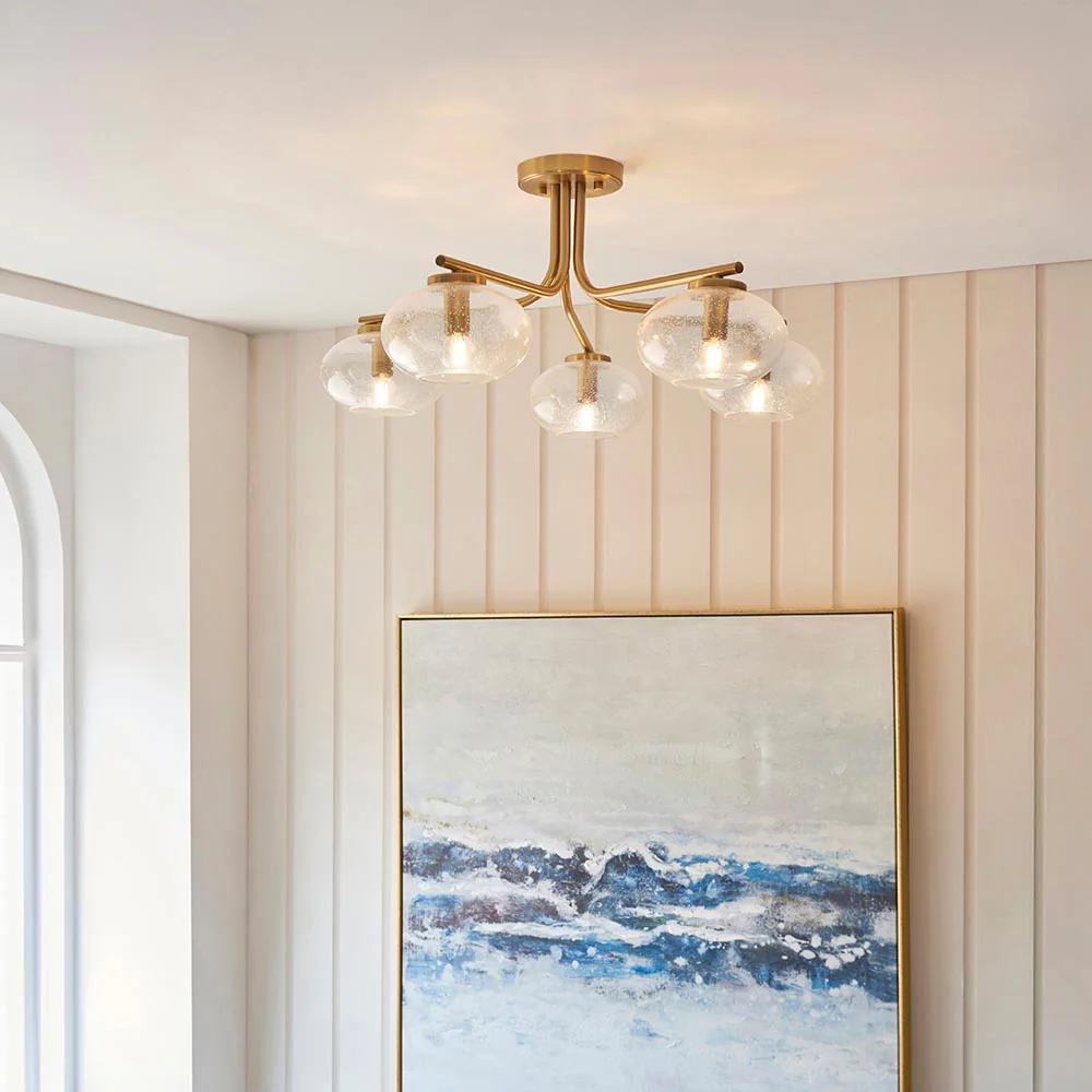 Rima 3Lt/ 5Lt Semi Flush Ceiling Light - Image 7