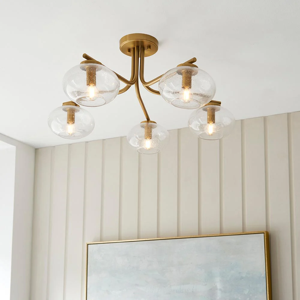 Rima 3Lt/ 5Lt Semi Flush Ceiling Light - Image 9