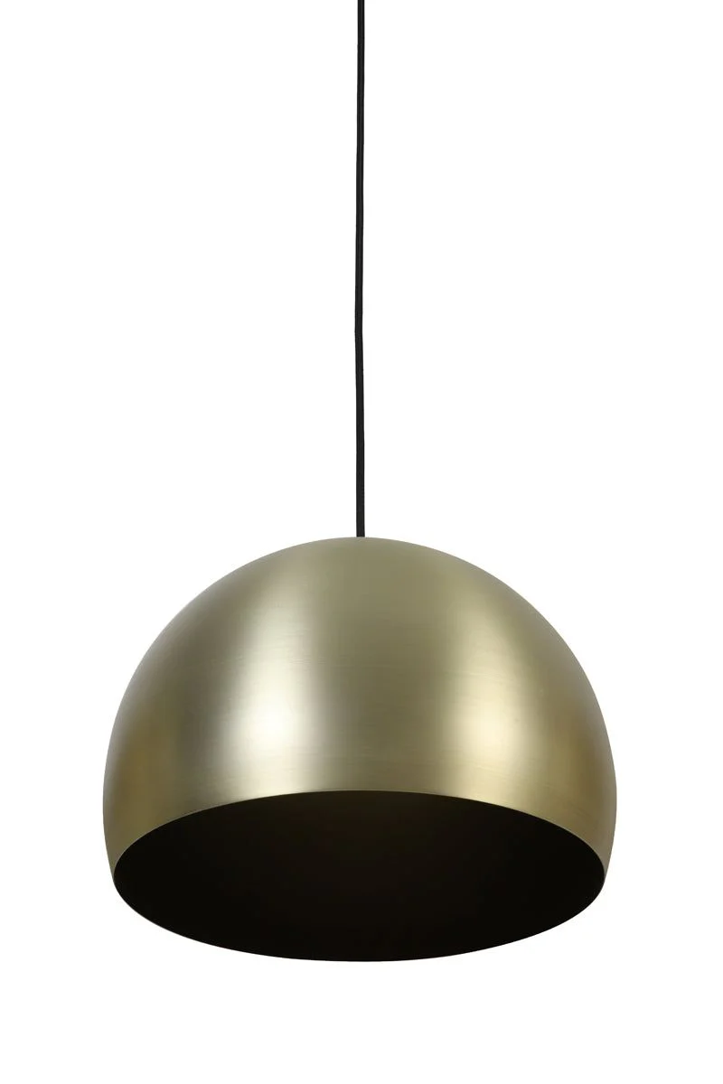 Jaicey 3Lt Hanging Lamp - Matt Black & Gold / Matt Gold Finish - Image 6