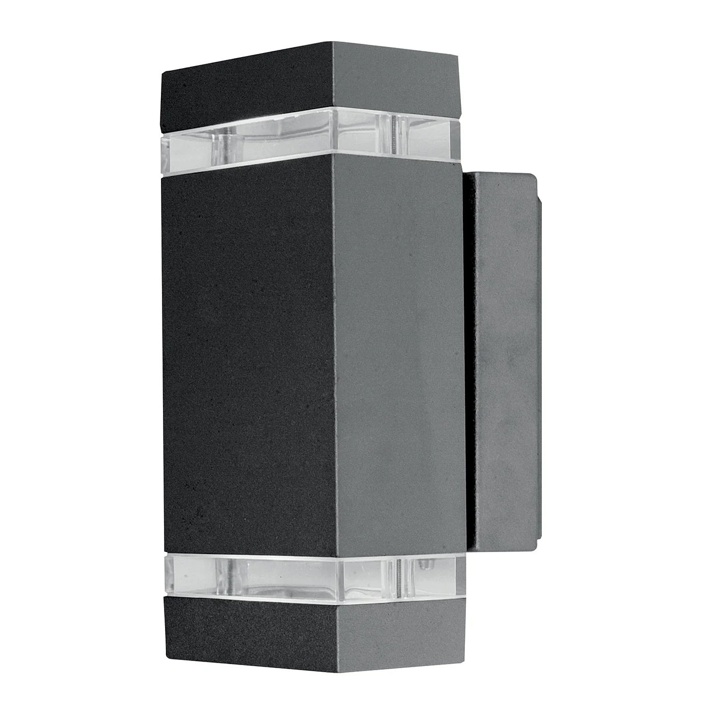 Jannik Down/Up & Down LED Wall Lantern - Dark Grey Finish - Image 5