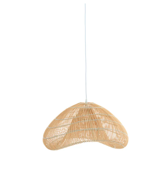 Janzur Hanging Lamp - Light/Dark Rattan - Image 10
