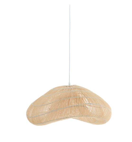 Janzur Hanging Lamp - Light/Dark Rattan - Image 11