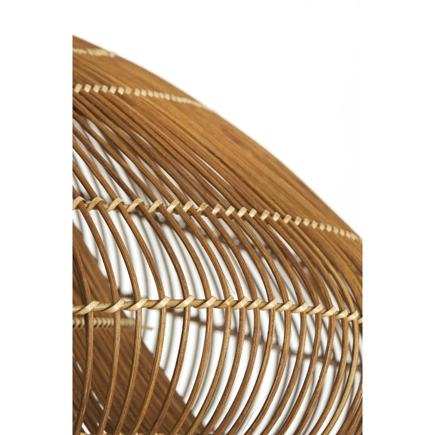 Janzur Hanging Lamp - Light/Dark Rattan - Image 4