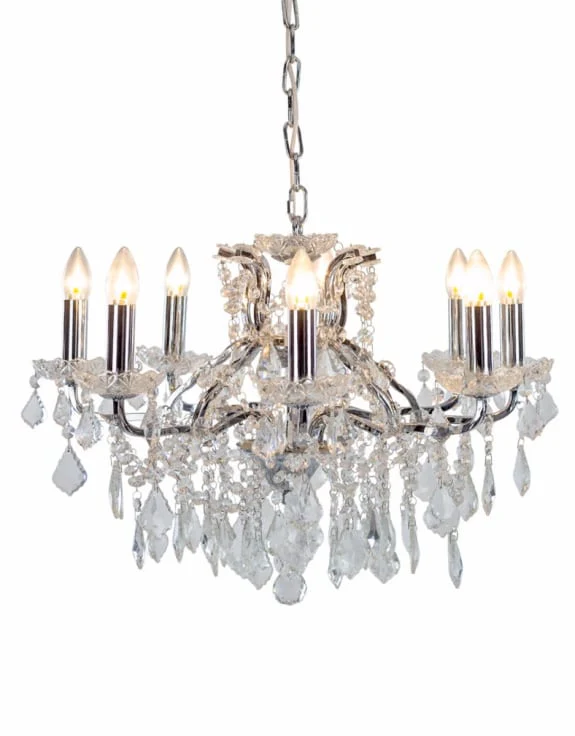Jasmine 6/8/12Lt Chandelier Light - Various Finishes - Image 11
