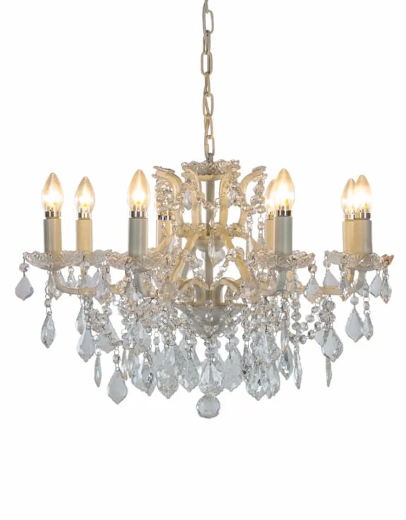 Jasmine 6/8/12Lt Chandelier Light - Various Finishes - Image 2