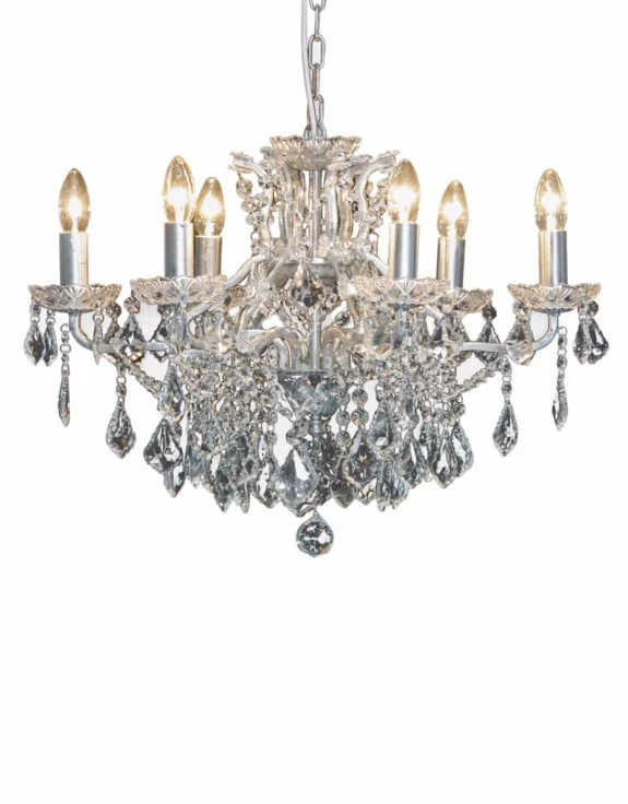 Jasmine 6/8/12Lt Chandelier Light - Various Finishes - Image 4